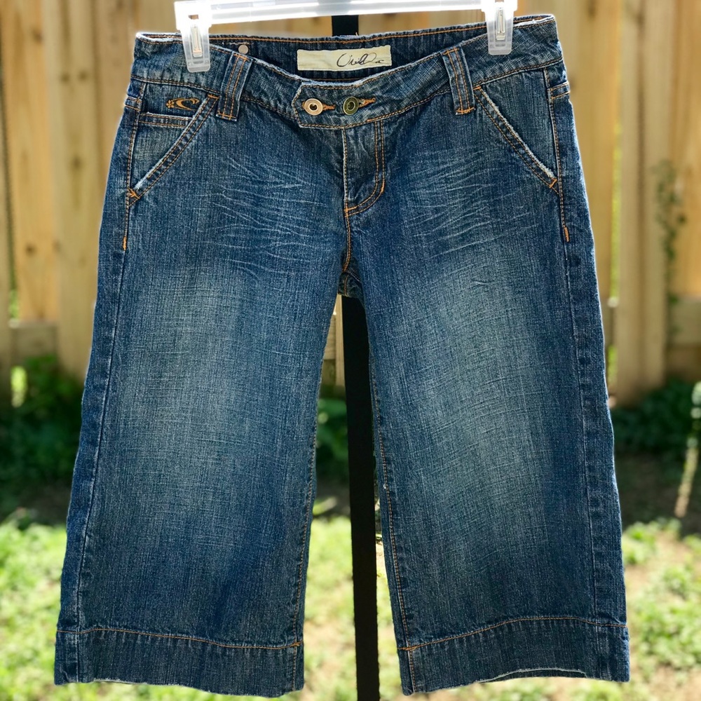 O'Neill wide leg denim capris